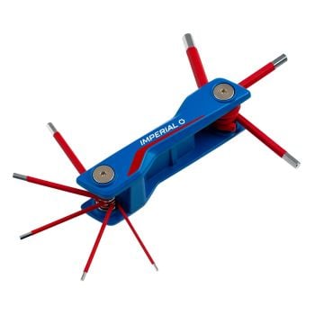 Kincrome Aluminium Folding Imperial Hex Key Set 8pc K5381