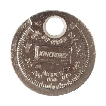 Kincrome Spark Plug Gap Gauge Coin Metric/Imperial K8360