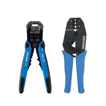 Kincrome Auto Wire Stripper & Ratchet Crimper 2pc Set P400147