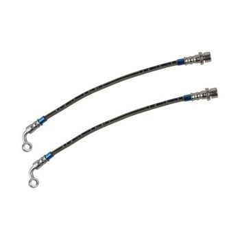 Caliper Lines Braided Front Suitable For LandCruiser 80 Series 9/1992-1/1998 Pair L80BRCLLFL