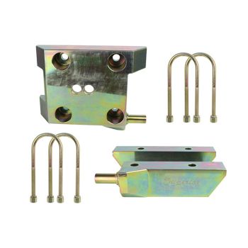 Superior U-Bolt Plate High Clearance Billet Steel Suitable For LandCruiser 60/75/76/78/79 Series Rear Only Pair LCRUBLTPLTGEN3