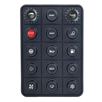 Link Link CAN Keypad 15 Button with 2 Rotary Encoders 101-0330