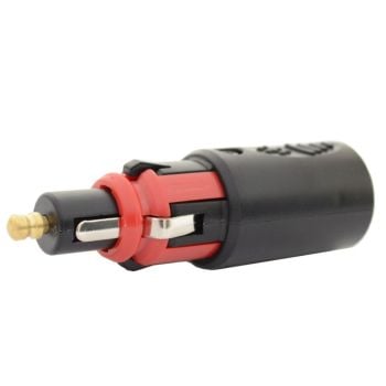 LV Automotive LV1701 DC Accessory Merit Plug 12V 8A Green Led Indicator Fused