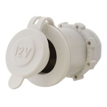 LV Automotive LV1760W DC Accessory Socket With Cover White