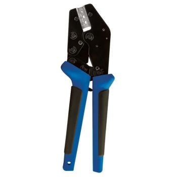 LV Automotive LV8013 MC4 Ratchet Crimping Tool Ea 9 in. Long 45 Deg. Angle Jaw