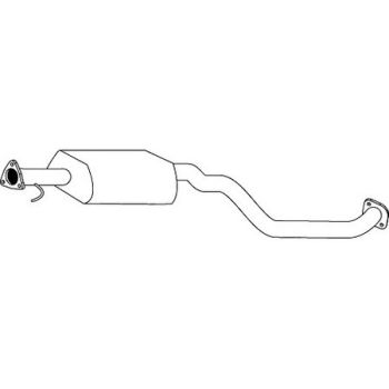 Redback M3990 Muffler fits Daewoo Tacuma 10/00-12/04