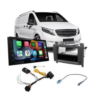 Mercedes Vito 2015-2021 W447 non-Amplified Apple CarPlay Android Auto Head Unit Upgrade Kit