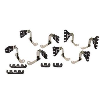 Moroso Spark Plug Lead Separators 7-9mm Black fits BB Chevy MO72178