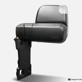 MSA 4x4 Towing Mirrors suit Landcruiser 70-79 Series 1984-on Black with Indicators TM402