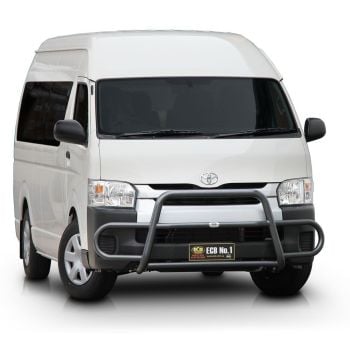 ECB Black Ripple Midi Tube Bar fits Toyota Hiace Commuter 02/14-04/19 MT185SYB