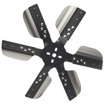 Derale Performance Heavy Duty Stainless Steel Standard Rotation 17 Inch Flex Fan 17017