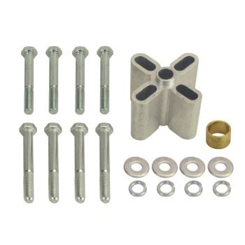 Derale Performance Engine Fan Spacer 1.5" Thick Female 5/8" Pilot Aluminium Kit 31515