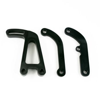 TFI Racing Power Steering Pump Black Aluminium Bracket Kit Chevrolet Sm Block Lwp 41334