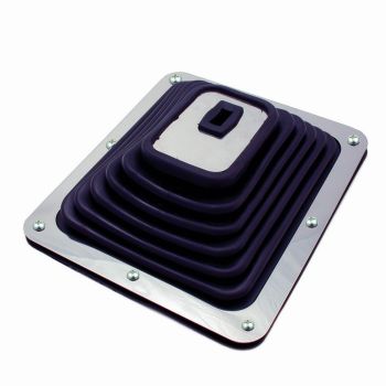 TFI Racing Large Mega Shift Hurst Style Shift Boot 7-3/4" X 8-3/4" Universal with Plate. 6284