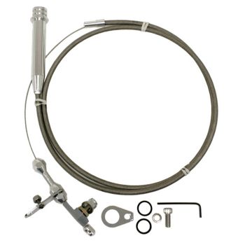 TFI Racing Kickdown Assembly 700-R4 Tuned Port Braided Stainless Steel 52.5" Long 69-511