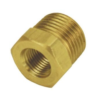 Derale Performance Reducer Bushing 3/8 Male NPT x 1/8 Female NPT 98450