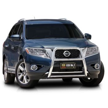 ECB Polished Nudge Bar Series 2 fits Nissan Pathfinder R52 EX Hybrid 10/13-11/16 NB6N160SYP