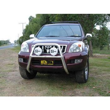 ECB Black Ripple Nudge Bar Series 2 fits Toyota Prado 120 SERIES GXL 03/03-10/09 NB6T40SYB