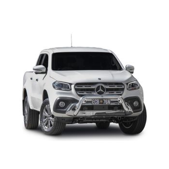 ECB Black Ripple Nudge Bar fits Mercedes-Benz X Class 4CYL 04/18-On NBMB100SYB