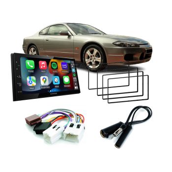Nissan 200SX Silvia S15 1999-2002 Apple CarPlay Android Auto Head Unit Upgrade Kit