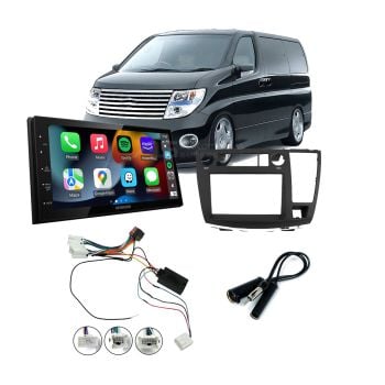 Nissan Elgrand E51 2002-2007 Apple CarPlay Android Auto Head Unit Upgrade Kit