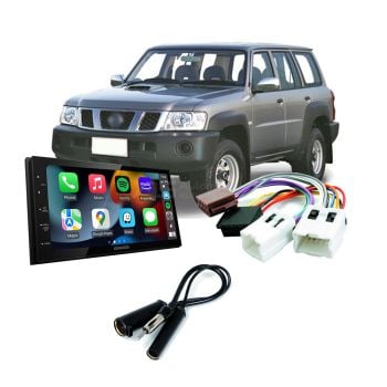 Nissan Patrol GU 1997-2009 OE Single DIN Apple CarPlay Android Auto Head Unit Upgrade Kit
