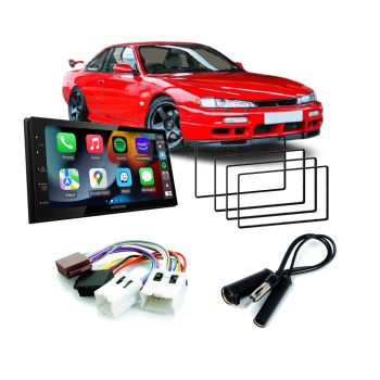 Nissan 200SX Silvia S14 1995-1999 Apple CarPlay Android Auto Head Unit Upgrade Kit