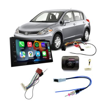 Nissan Tiida CII 2006-2013 Apple CarPlay Android Auto Head Unit Upgrade Kit