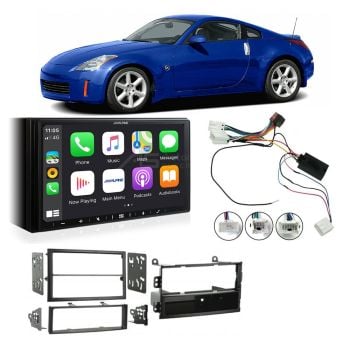 Nissan 350Z 2003-2005 Apple CarPlay Android Auto Head Unit Upgrade Kit