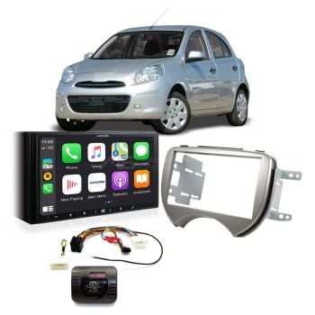 Nissan Micra 2011-2014 K13 Apple CarPlay Android Auto Head Unit Upgrade Kit