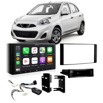 Nissan Micra 2015-2016 K13 Facelift Apple CarPlay Android Auto Head Unit Upgrade Kit