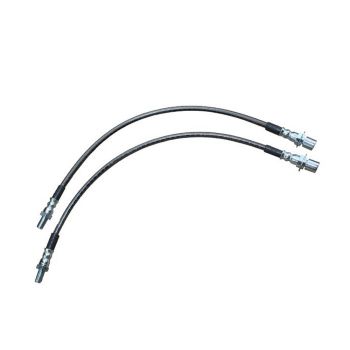 Brake Lines Braided Standard-4 Inch 0-100mm Front Suitable For Navara NP300 2015 on Pair NP300FBRBRLS