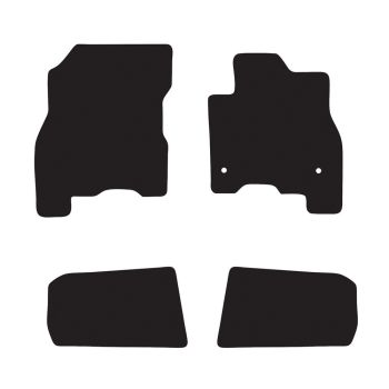 RubberTree Luxury Carpet Car Floor Mats fits Nissan Leaf 17-23 NS110LXBL