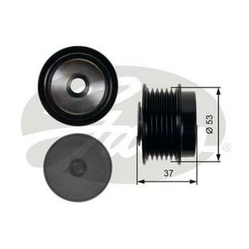 Gates OAP7015 Overriding Alternator Pulley