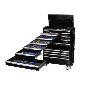 Kincrome P1823B Contour Workshop Tool Kit 470-Piece 17 Drawer 42" Black