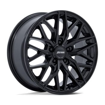 Petrol PE004 P3E 17x8 5x120 +35 Offset Black Wheel