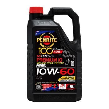 Penrite 10 TENTHS Premium 10W60 100% PAO & ESTER Engine Oil 5L FS10W60005