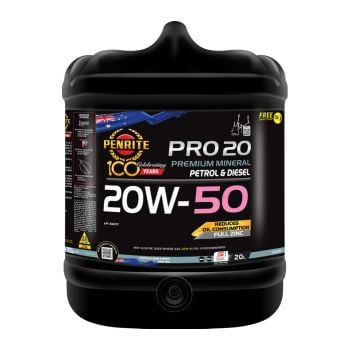 Penrite Pro 20 20W50 Mineral Engine Oil 20L PRO20020