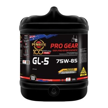 Penrite Pro Gear GL-5 75W85 Full Synthetic Manual Gearbox and Transaxles Oil 20L PROGL5020