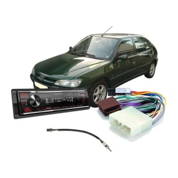 Peugeot 306 1994-2002 Single DIN Head Unit Upgrade Kit