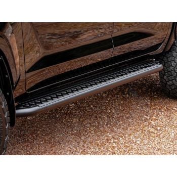 PIAK Side Step Roader Black fits Mitsubishi Triton MV 12/2023 on PKSDMIT24B