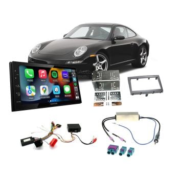 Porsche 911 997 2004-2008 Apple CarPlay Android Auto Head Unit Upgrade Kit