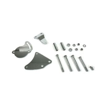 Proflow Power Steering Steel Bracket Kit Fits Saginaw Type II Pump SB Chev Short Water Pump Chrome PFE-R3727C