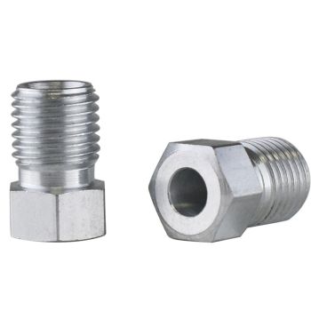 Proflow Brake Hard Line Tube Nut 3/8"in-24 For 3/16in. Pipe Qty 2 PFE361