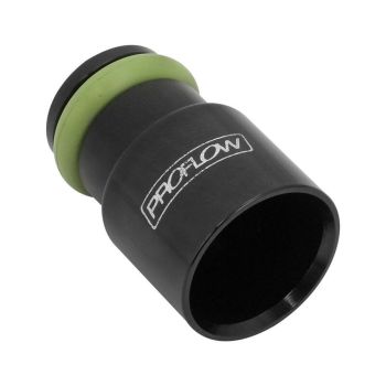 Proflow Aluminium Fuel Injector Adaptor Converts Extended Tip Injector to Standard Length 14mm Black PFE892BK
