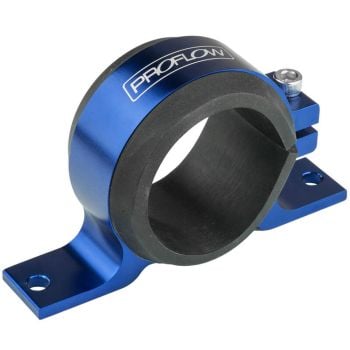 Proflow Fuel Pump Single Mount Bosch 044 Style Bracket Blue PFEBOSBKTBL