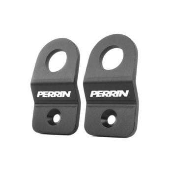 Perrin 08+ Subaru Black Upper Radiator Bracket Set PSP-ENG-521BK