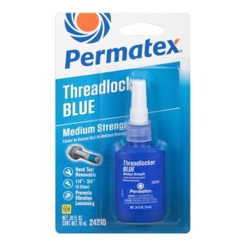 Permatex Medium Strength Thread Locker Blue 10ml 24210