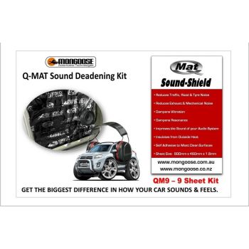 Mongoose QM9 Sound Deadening 9 Sheet Kit