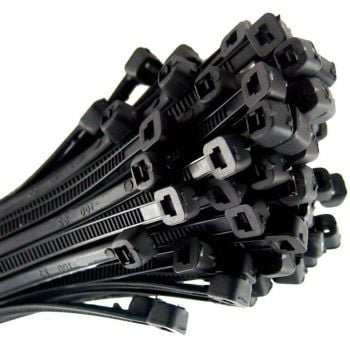 Quikcrimp CT280B Nylon Cable Ties Black 280mm x 4.5mm